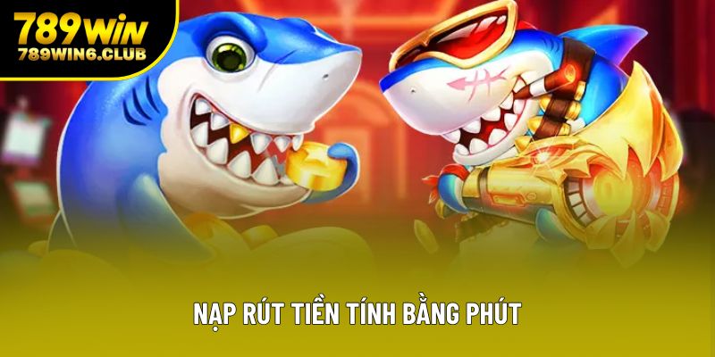 Nạp rút tiền tính bằng phút Nạp rút tiền tính bằng phút